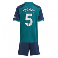 Camiseta Arsenal Thomas Partey #5 Tercera Equipación Replica 2023-24 para niños mangas cortas (+ Pantalones cortos)